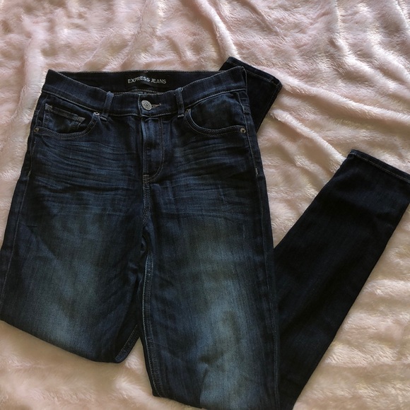 Skinny Blue Jeans